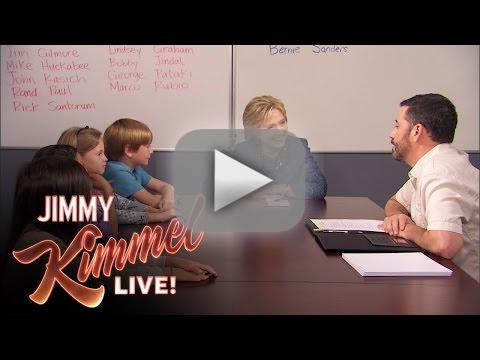 Jimmy Kimmel Asks Kids: Can A Woman Be President?